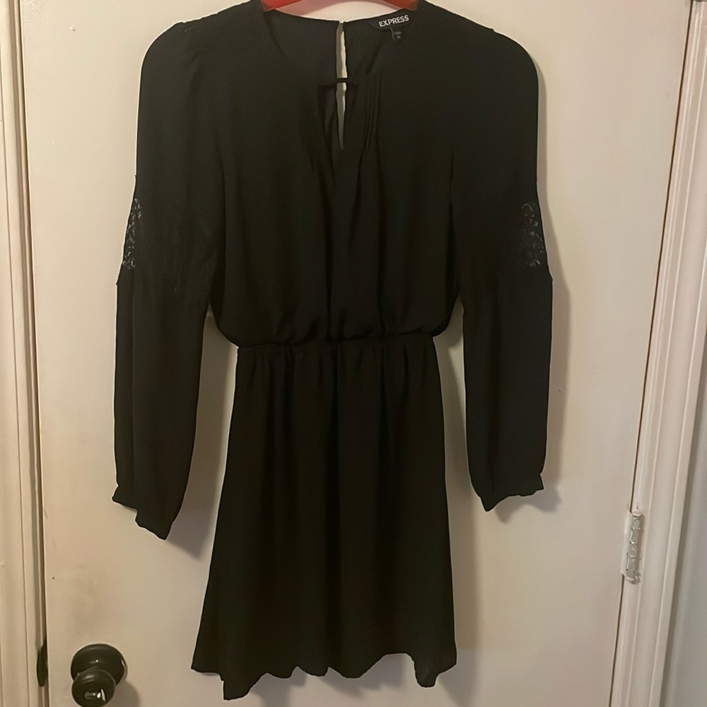 Black, size XS, express dress